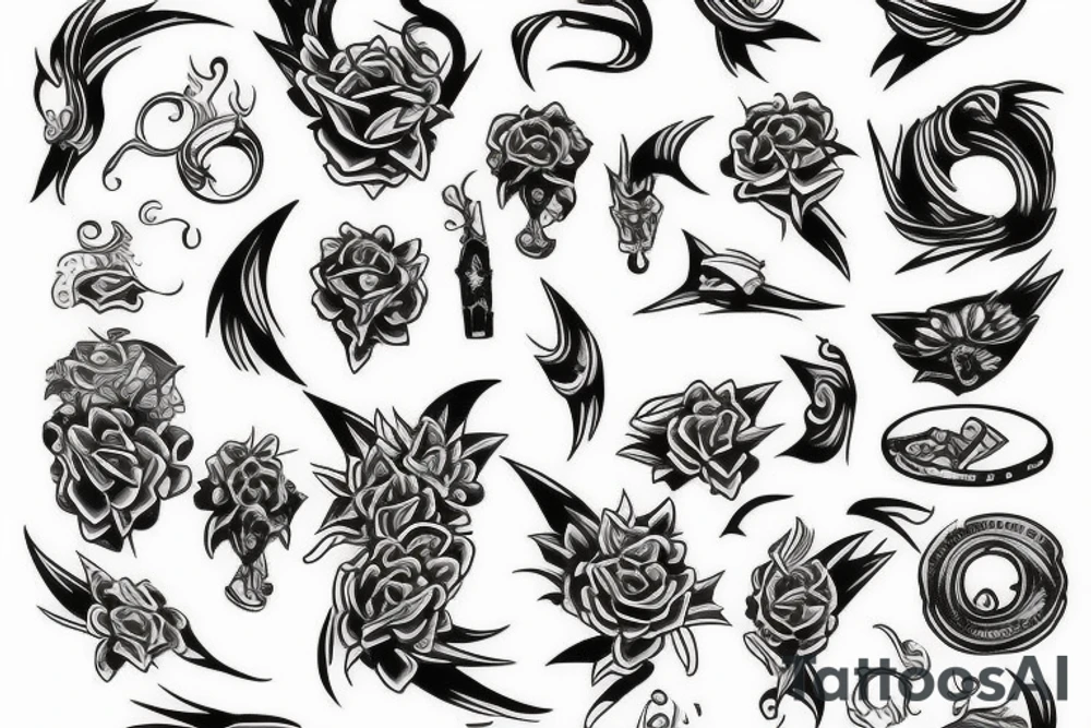 D and Cash tattoo idea