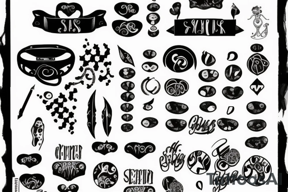 disguised semi colon tattoo idea