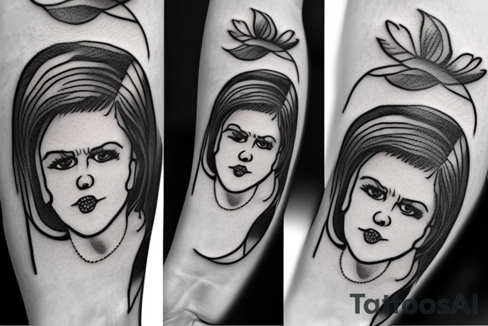 nicola sturgeon swinging on a swing tattoo idea