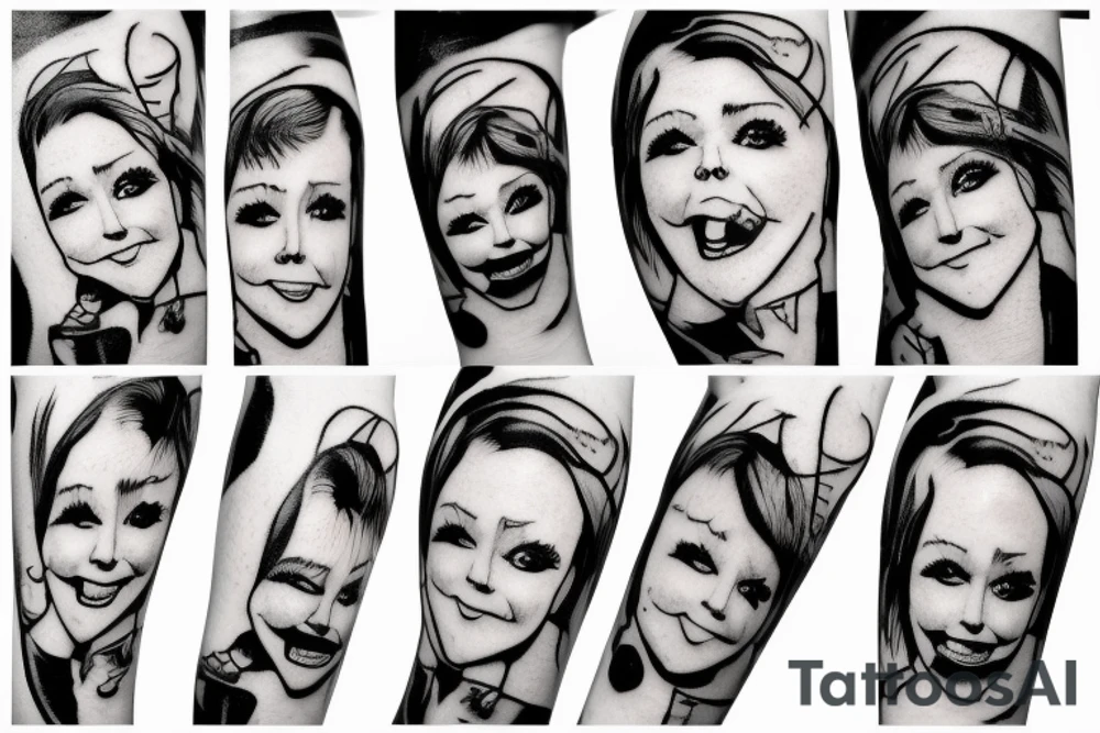 nicola sturgeon swinging on a swing tattoo idea