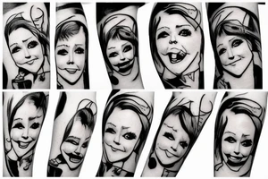 nicola sturgeon swinging on a swing tattoo idea