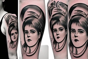 nicola sturgeon swinging on a swing tattoo idea