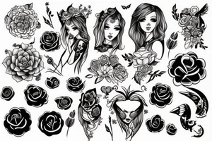 cuty lovely cool badass tattoo idea
