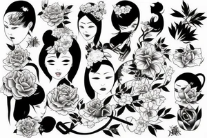 lovely cool japanese tattoo idea