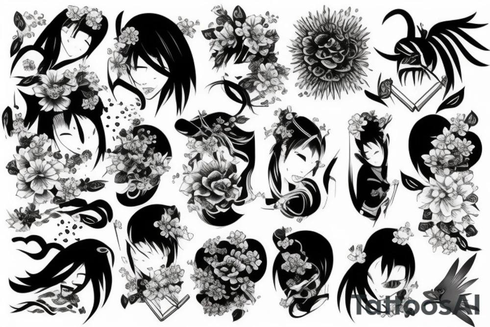 lovely cool japanese tattoo idea