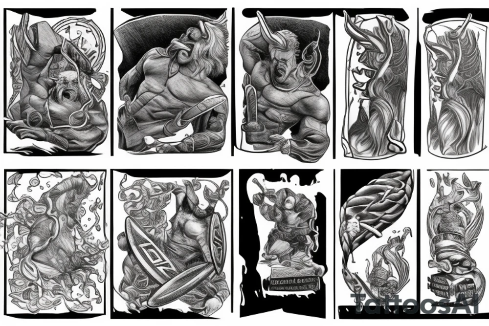 Thor énervée tattoo idea