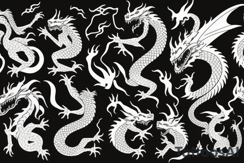 Esfera del dragon tattoo idea