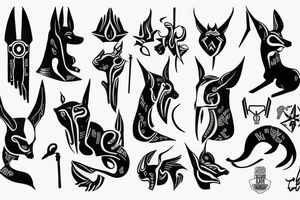 anubis cuidado un secreto tattoo idea