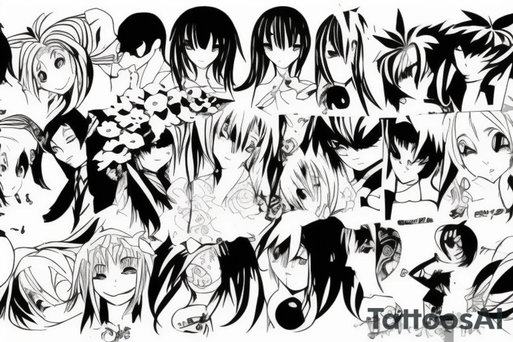 Anime style tattoo idea