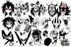 kiss tattoo idea