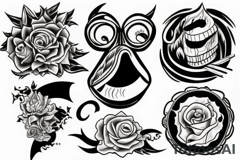 surrealism tattoo idea