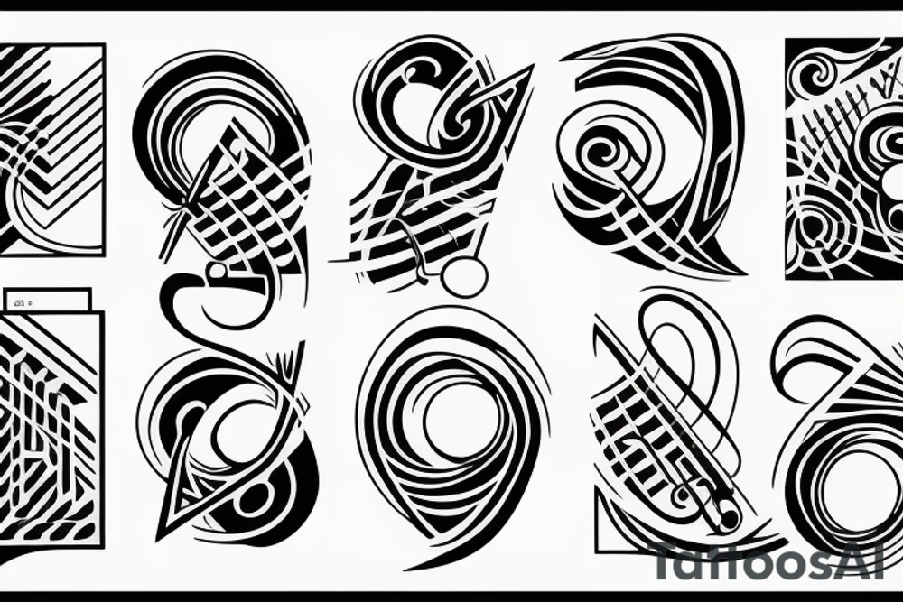 Music tattoo idea