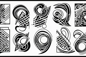Music tattoo idea