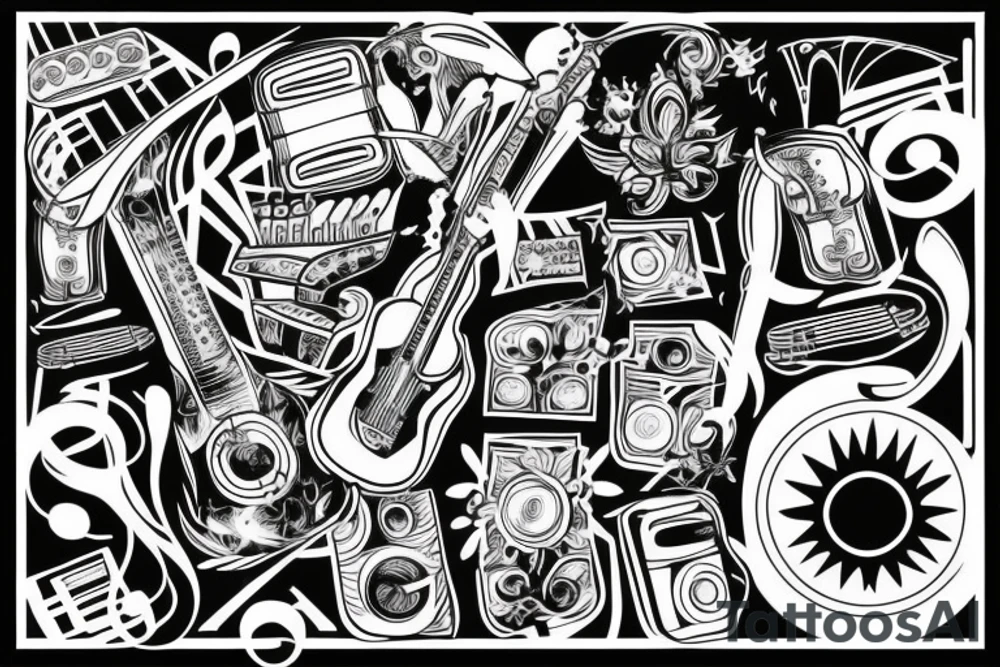 Music tattoo idea