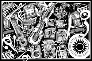 Music tattoo idea