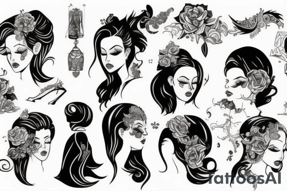 women tattooes in one image tattoo idea