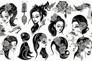 women tattooes in one image tattoo idea