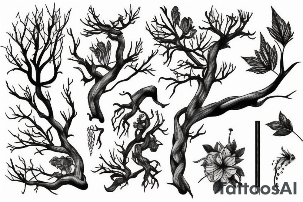 Branch tattoo idea