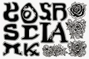 Letter tattoo idea