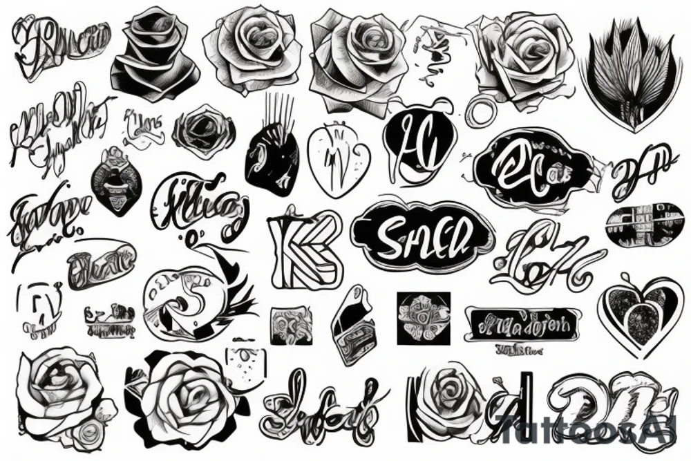 Letter tattoo idea