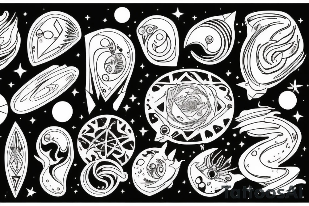 Space tattoo idea