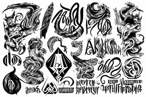 a god tattoo idea