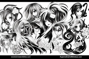 anime tattoo idea