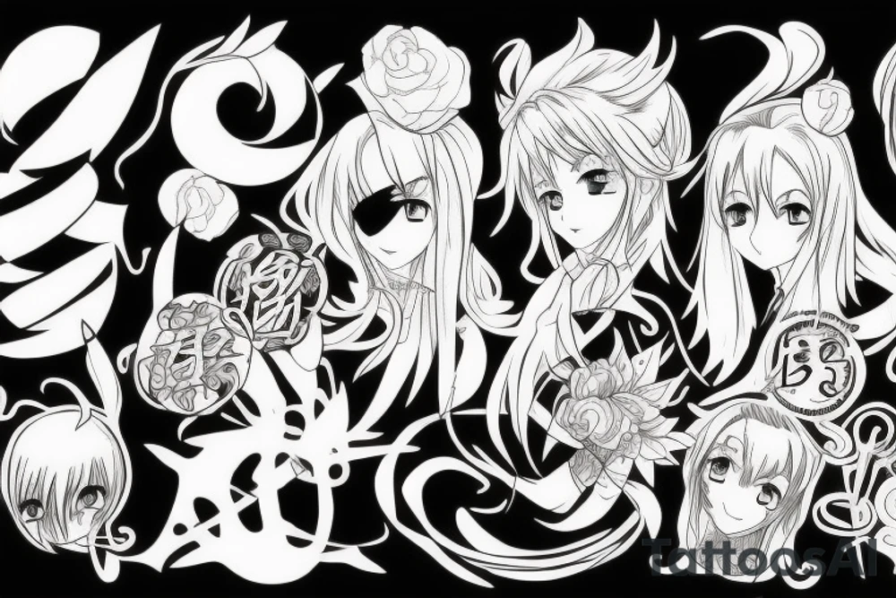 anime tattoo idea