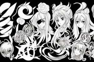 anime tattoo idea