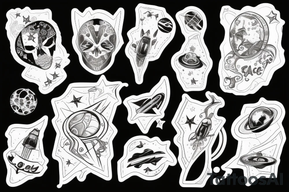 Space tattoo idea