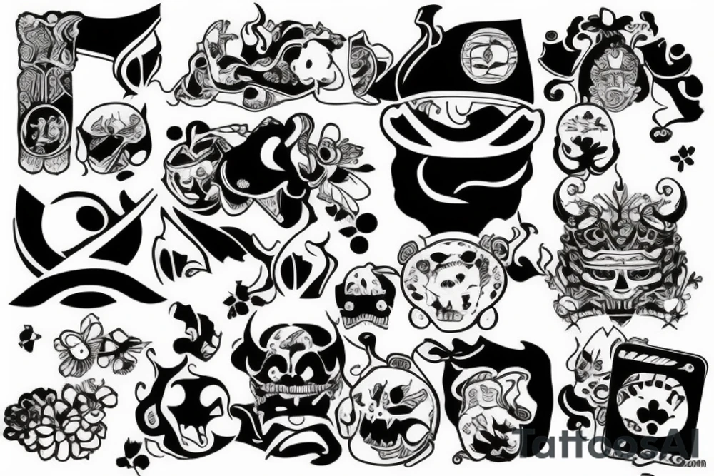 ace and jack tattoo idea
