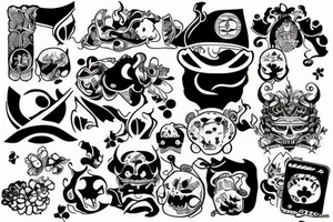 ace and jack tattoo idea