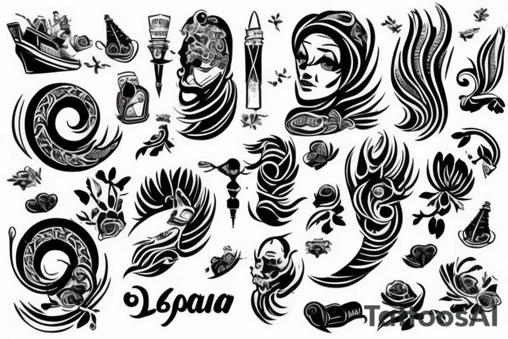 Татуировка в стиле лайнарт, спартанец tattoo idea
