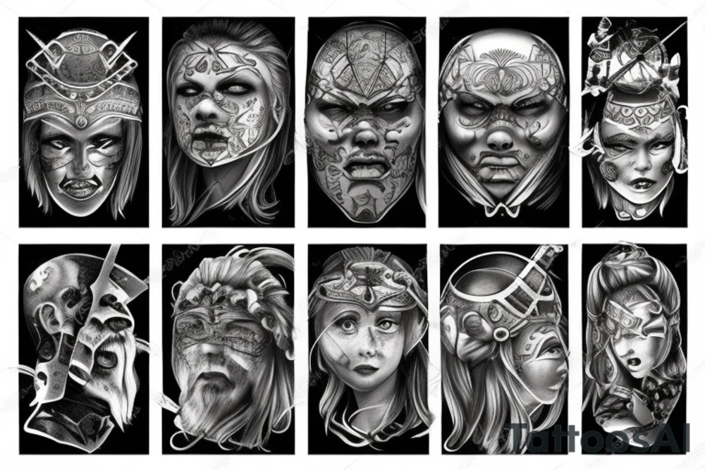 scandinavian warrior tattoo idea
