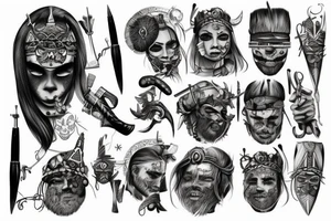 scandinavian warrior tattoo idea