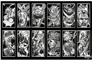 Spartan Man tattoo idea