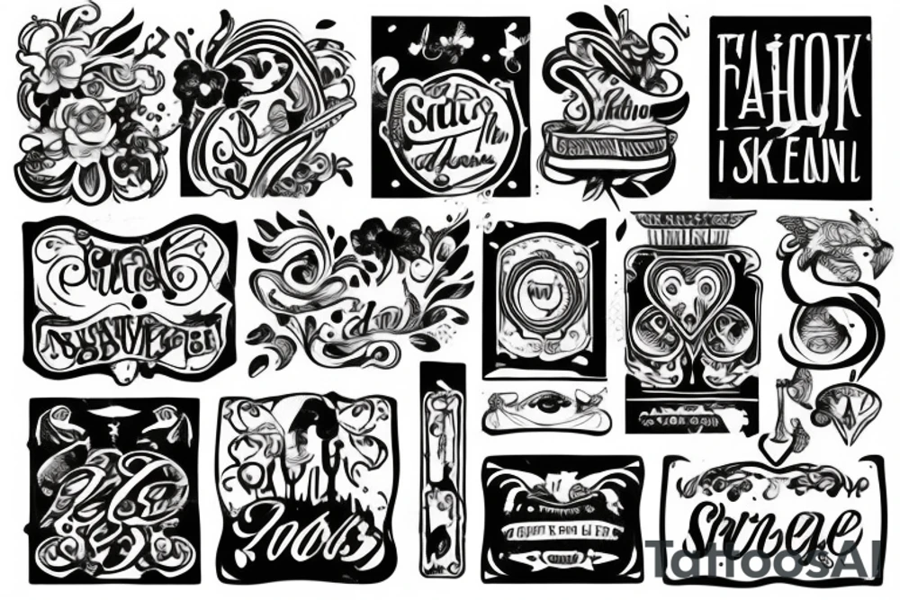 small signs tattoo idea