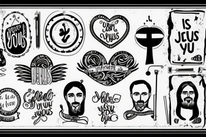 Jesus loves you tattoo idea