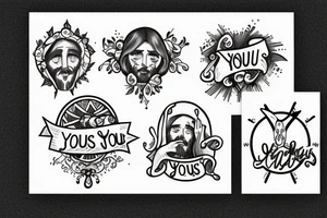 Jesus loves you tattoo idea