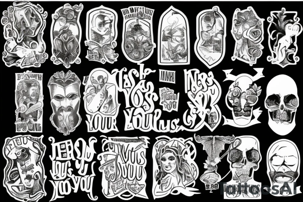 Jesus loves you tattoo idea