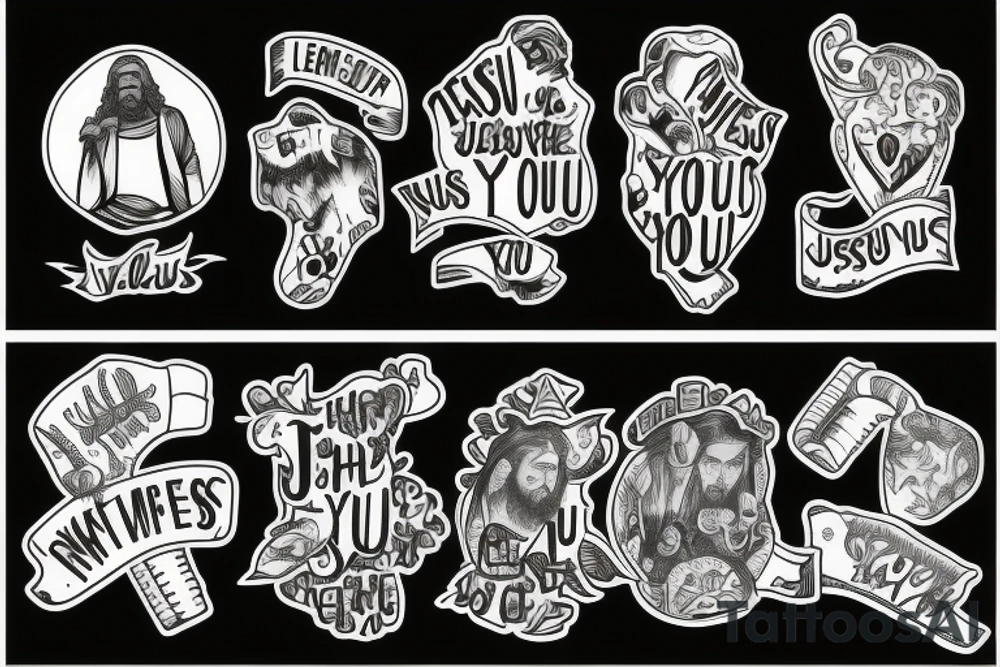 Jesus loves you tattoo idea