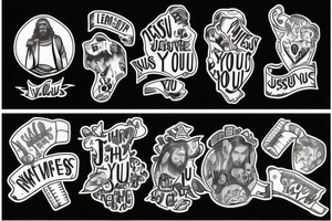 Jesus loves you tattoo idea