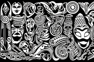 tribal tattoo idea
