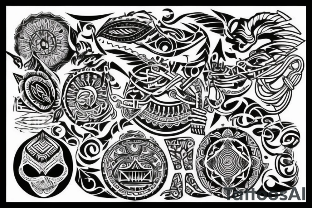 tribal tattoo idea