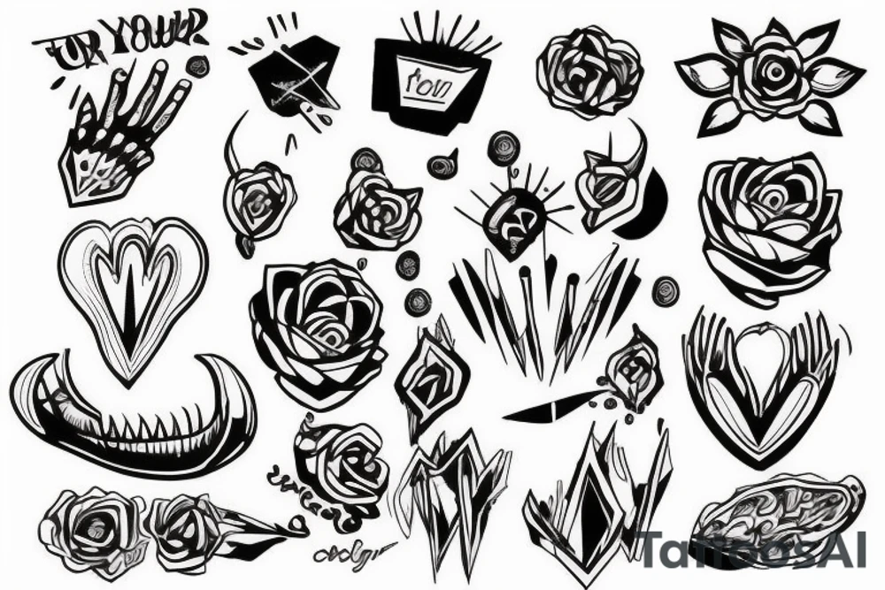 you can put it in your finger tattoo idea