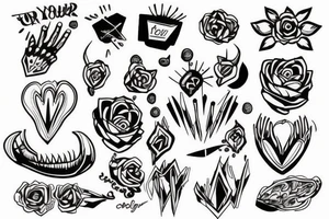 you can put it in your finger tattoo idea