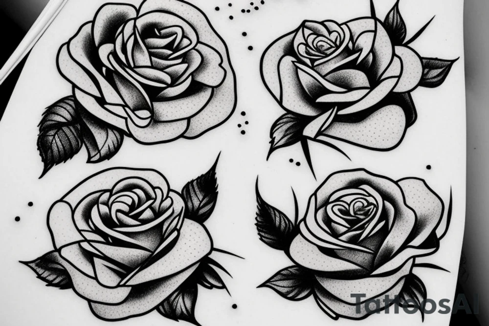 roses tattoo idea