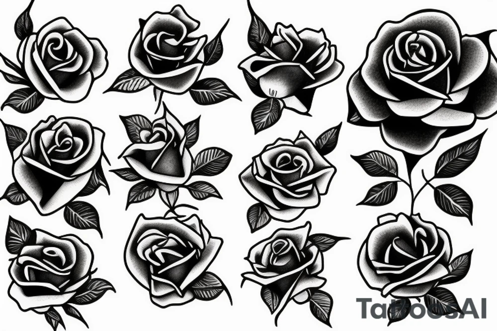 roses tattoo idea