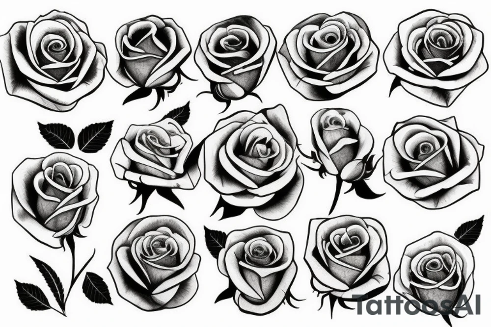 roses tattoo idea