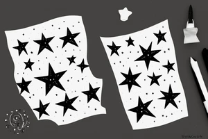 a star in the sky tattoo idea